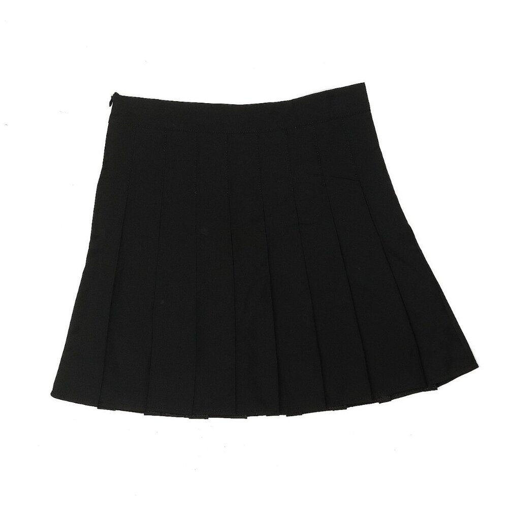 NWOT Cider Black Pleated Mini Skirt/Skort (Size Small)